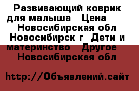 Развивающий коврик для малыша › Цена ­ 500 - Новосибирская обл., Новосибирск г. Дети и материнство » Другое   . Новосибирская обл.